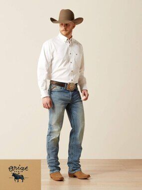 M2 Relaxed Stirling Stretch Boot Cut Jeans In Shasta
